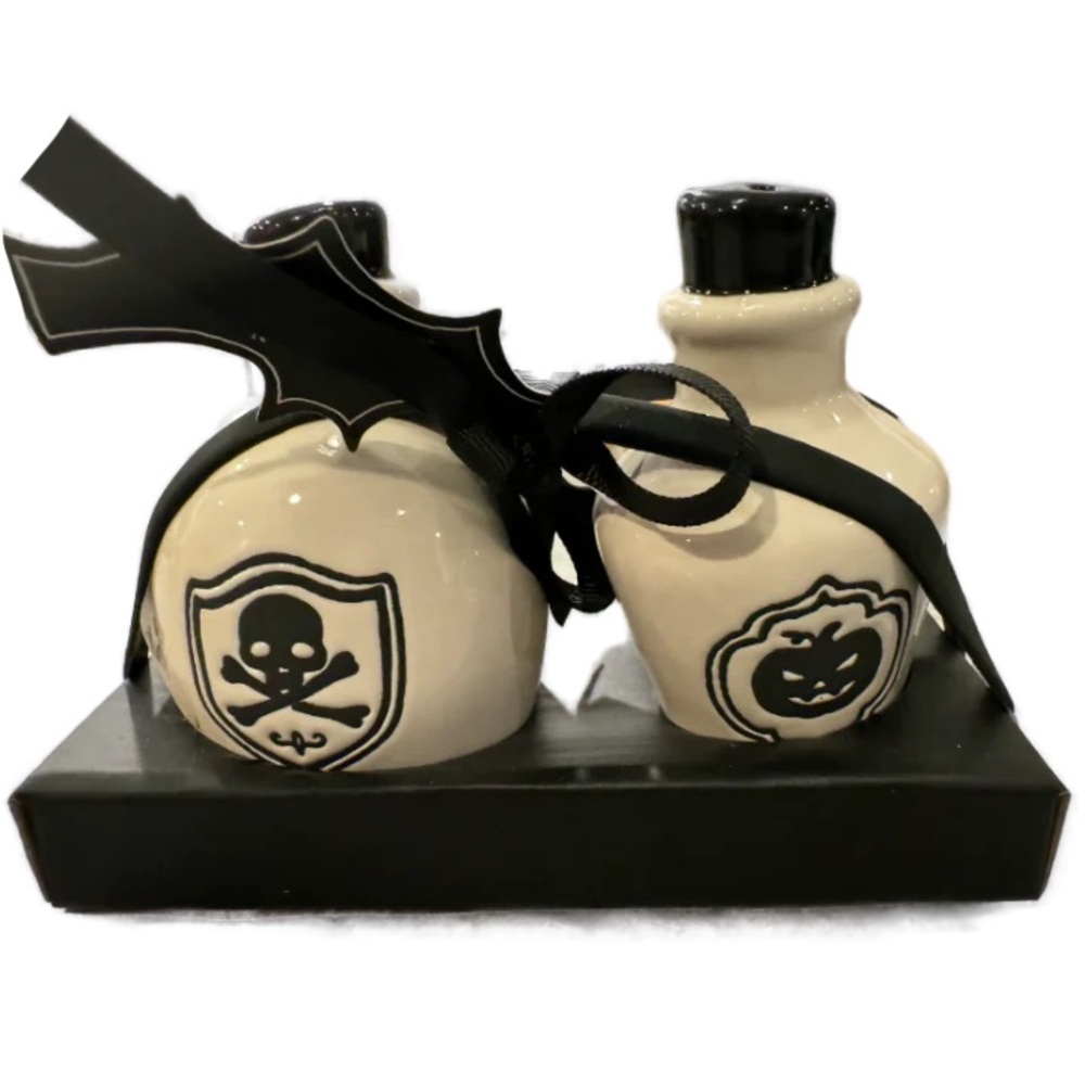 New Rae Dunn POTION BOTTLE Salt and Pepper Shakers